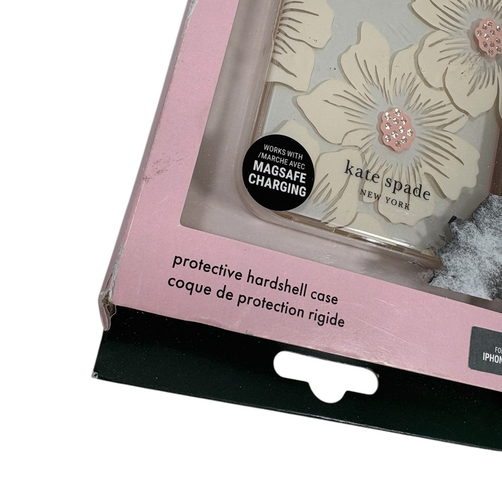 Kate Spade Apple IPhone 6.1 2021 hard shell Phone Case MagSafe Charging Floral - Picture 3 of 4